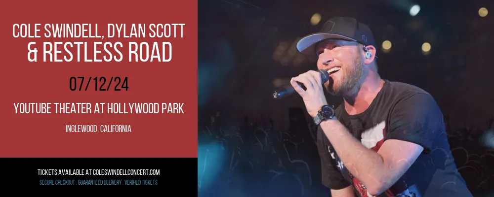 Cole Swindell at YouTube Theater at Hollywood Park